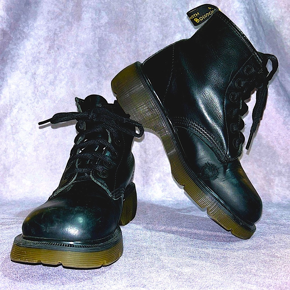 *Vintage* Dr. MARTENS “Air Wair” Leather Boots with Bouncing Soles